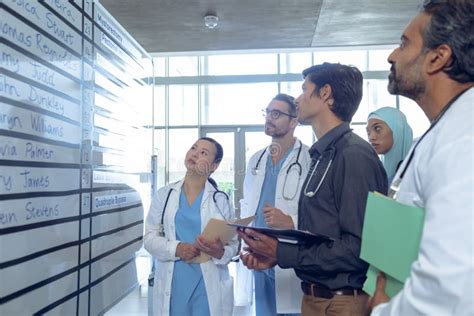 Team of Doctors in a Hospital Stock Image - Image of healthcare ...