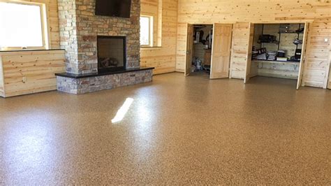 Polyaspartic Floor Coating Installed in Eagan, MN - Slide-Lok