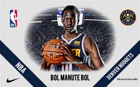 Download wallpapers Bol Manute Bol, Denver Nuggets, American Basketball ...