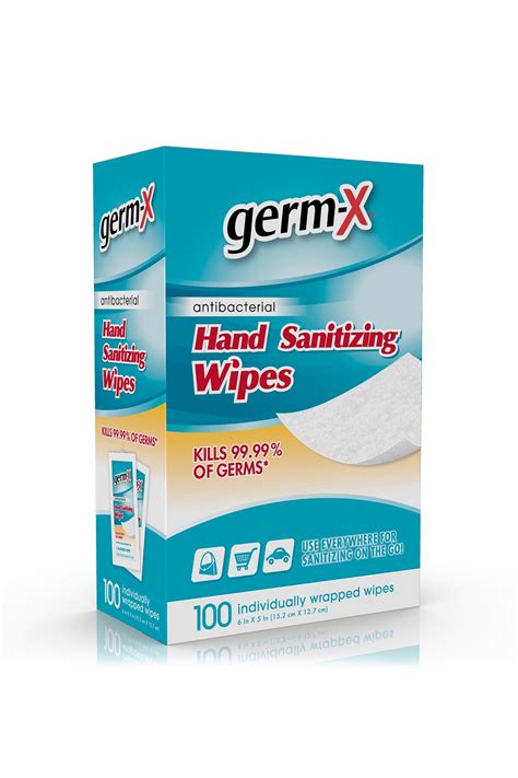 Germ-X® Single Use Hand Sanitizing Wipes - Germ-X® Hand Sanitizer