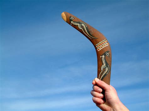 Download Handheld Aboriginal Boomerang Wallpaper | Wallpapers.com