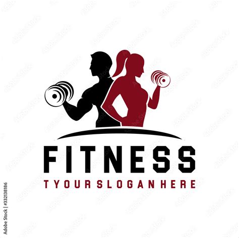 Fitness Logo . Sport and fitness logo Design . Gym Logo Icon Design Vector Stock, Fitness Idea ...