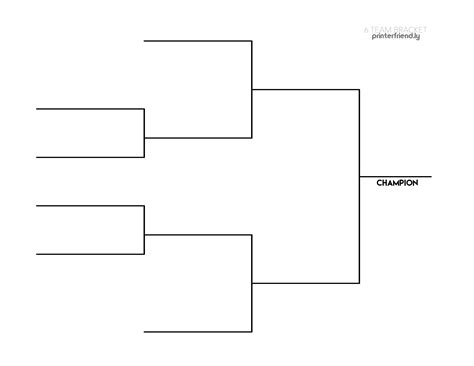 16 Team Bracket Template Fillable / Sample Bracket Team - Fill Online ...