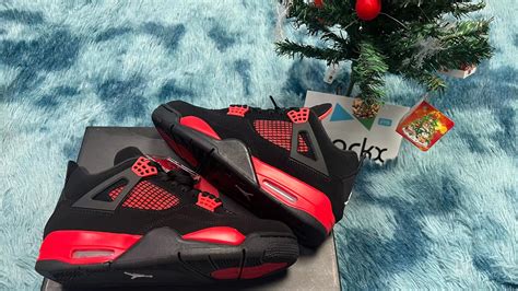 Air Jordan 4 Retro Red Thunder(SP Batch)--- stockxpro ️‍🔥📷 : r/fashionrep