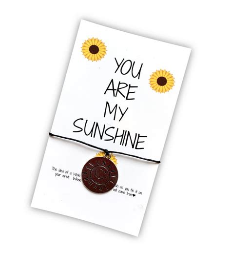 You Are My Sunshine Wish Bracelet | 1800Flowers.com | MK008683