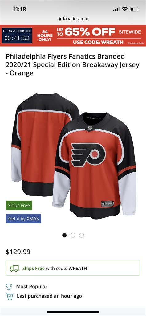 Fanatics jersey review : r/Flyers