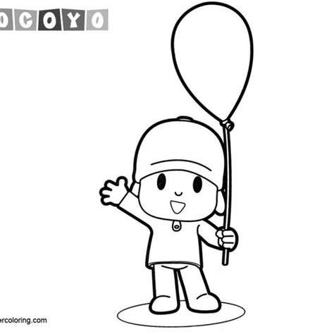 Elly from Pocoyo Coloring Pages - Free Printable Coloring Pages