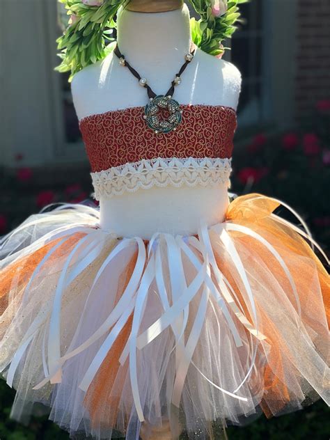 Moana Tutu Moana Birthday Moana Outfit First Birthday | Etsy