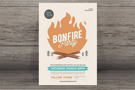 Bonfire Party - Design Template Place