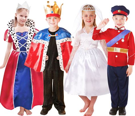 British Royal Kids Fancy Dress Book Week Fairytale Boys Girls Childrens ...