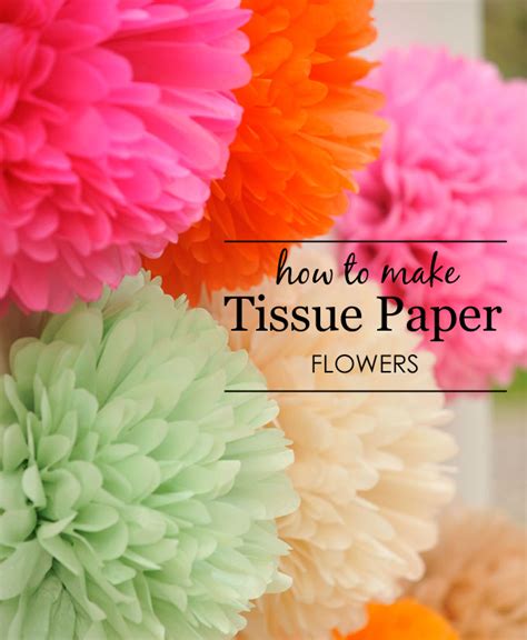 DIY: Tissue Paper Flowers - Project Nursery