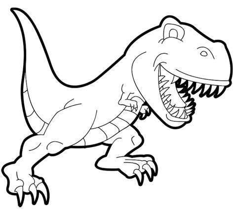 T-rex - Dinosaur Coloring Pages for Kids