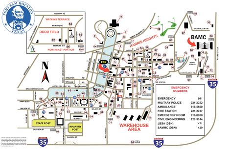 Fort Sam Houston Installation Map 2023 by Rex Middleton - Issuu