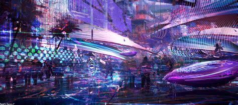 Wallpaper : digital art, city, cityscape, night, cyberpunk, car, futuristic, artwork, metropolis ...