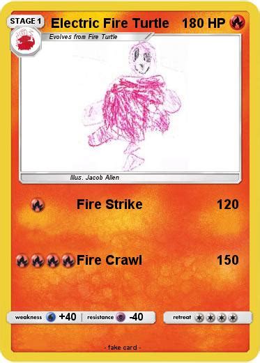 Pokémon Electric Fire Turtle - Fire Strike - My Pokemon Card