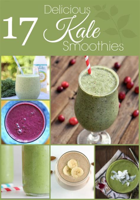 17 Delicious Kale Smoothies - Around My Family Table