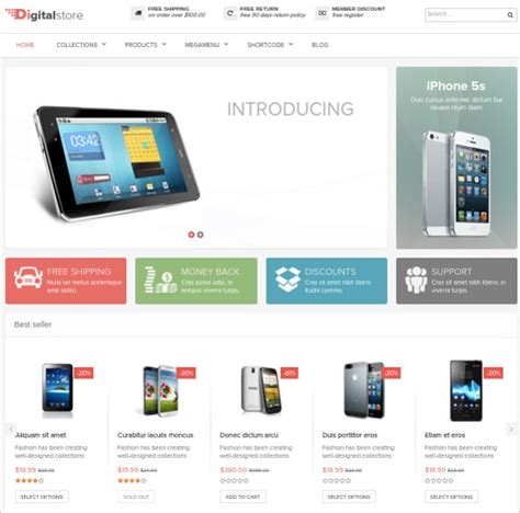 Free Mobile Website Template