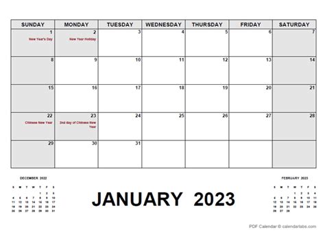 Calendar 2023 Malaysia Printable Free – Get Calendar 2023 Update