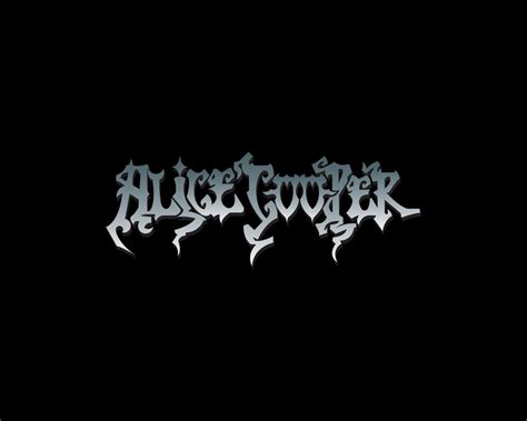 Alice Cooper logo | Alice cooper, Metal songs, Alice