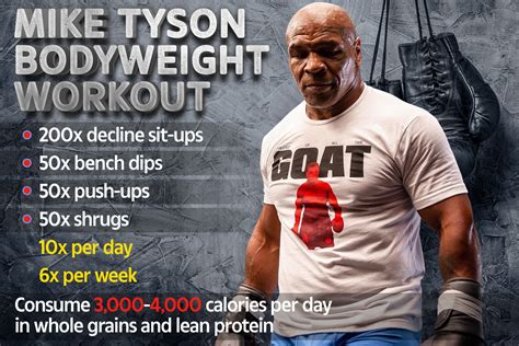 Mike Tyson Workout Routine, Squats And Diet - Fitness Who