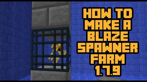 How To Make A Blaze Farm With Spawner