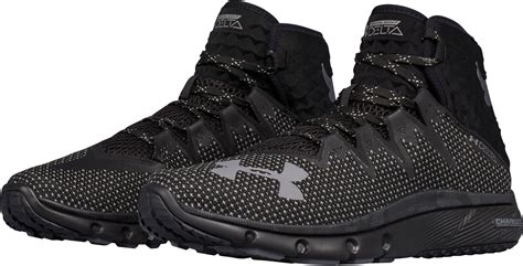 Under Armour Rubber Project Rock Delta Training Shoes in Black/Black ...