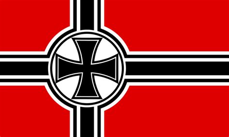 Flag of the Third Reich (Nazi Germany) having removed the swastika ...