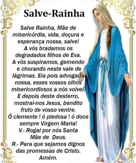 Salve Rainha Oração - Mundo Mensagens