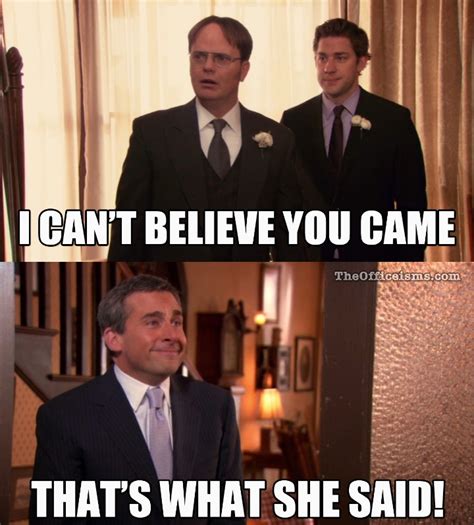 Dwight's face of happiness and surprise : r/DunderMifflin