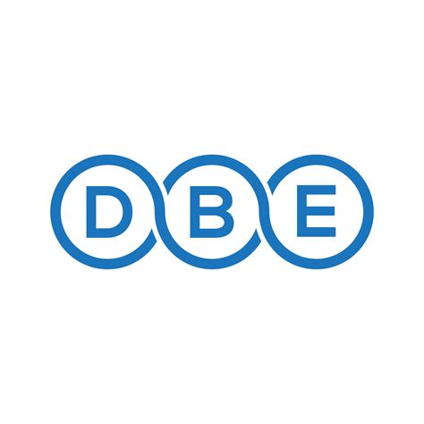 DBE letter logo design on black background.DBE creative initials letter logo concept.DBE vector ...