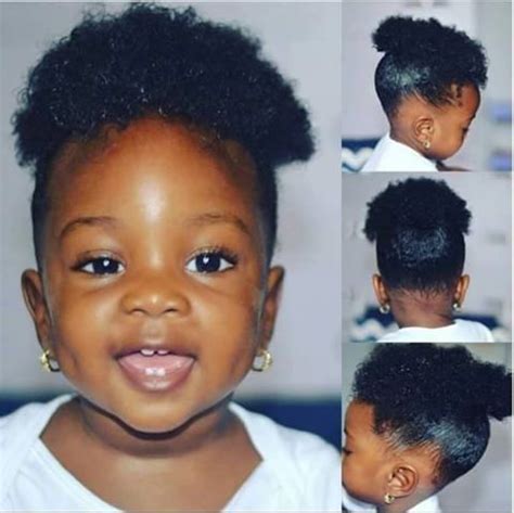 The Cutest Little Puff Source: black_beautifulclassy ‪#‎naturalhairmag‬ Black Baby Hairstyles ...