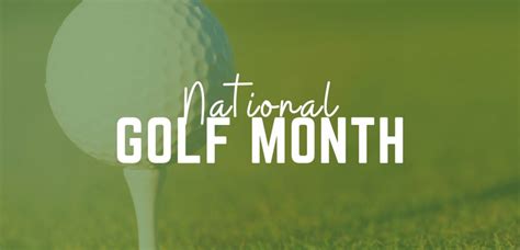 August is National Golf Month! - SummerGlen