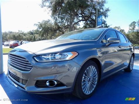 2014 Sterling Gray Ford Fusion Titanium #90790195 | GTCarLot.com - Car ...