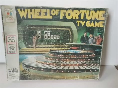 Old Vintage Wheel of Fortune Board Game by by JJsTreasureTrove