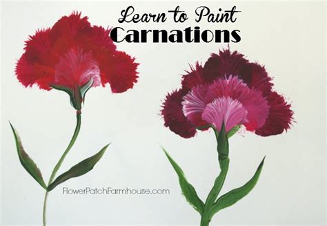 Carnation Flower Painting at PaintingValley.com | Explore collection of ...