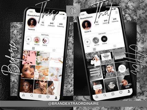 100 INSTAGRAM TEMPLATE BLACK Instagram Templates Social - Etsy