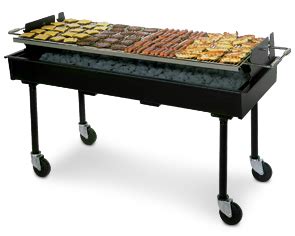 Charcoal Fired Commercial Grill | Caster Mounted Series | Belson Outdoors®