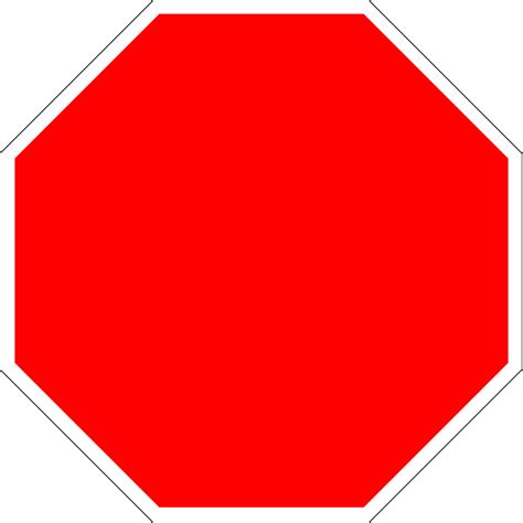 Blank Stop Sign Png Free Logo Image | Sexiz Pix