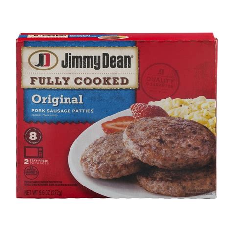 Jimmy Dean Fully Cooked Original Pork Sausage Patties from Cub - Instacart