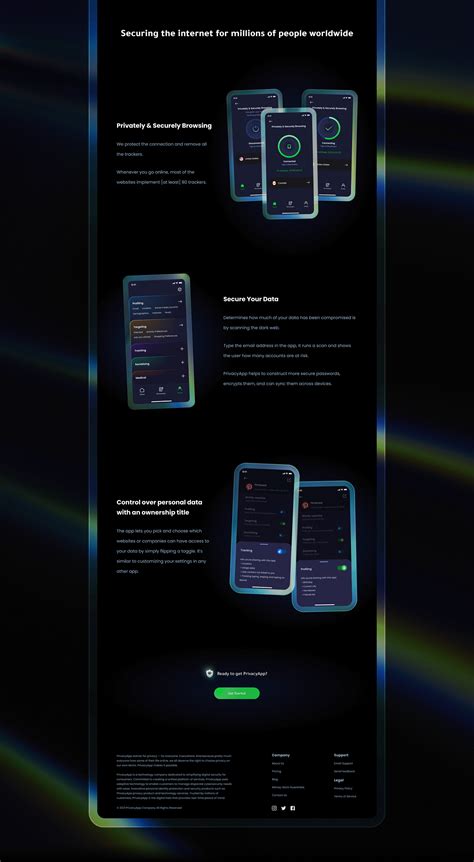 Concept for user data and privacy management :: Behance