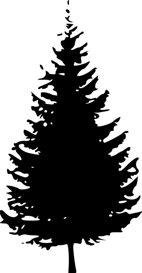 Clipart - Tree silhouettes