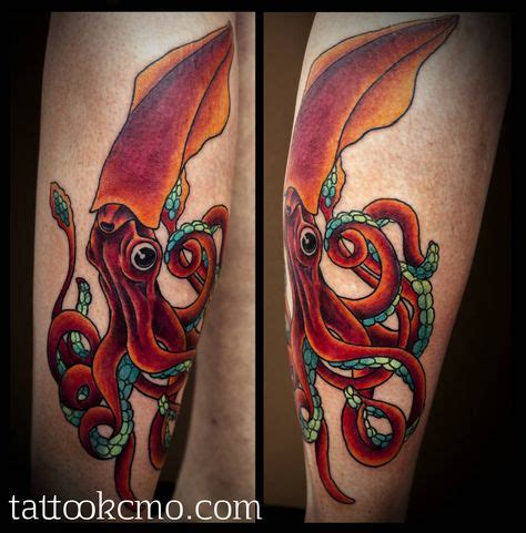 Unique Squid Tattoo Designs for Ocean Lovers