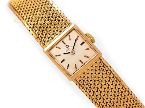 Ladies Omega 18ct Bracelet Watch 1965 | Vintage Gold Watches