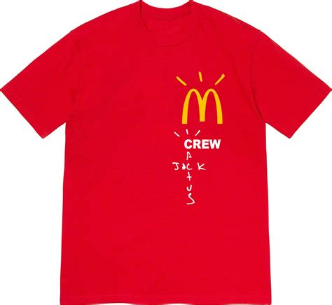 Travis Scott x McDonald's Crew T-Shirt Red - FW20