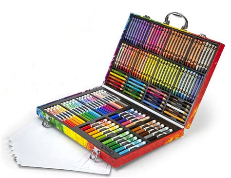 Large Art Set Kids Drawing Coloring Crayons Markers 140 Pc Gift Artist New 696394380912 | eBay