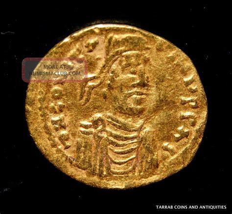 Ancient Byzantine Gold Coin Semissis Constans Ii. 641 - 668 Ad