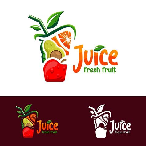 fresh juice logo 3456063 Vector Art at Vecteezy