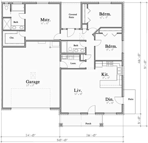 House Plans For 3 Bedroom With Double Garage | www.resnooze.com