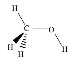 Structural formula of methanol | Download Scientific Diagram