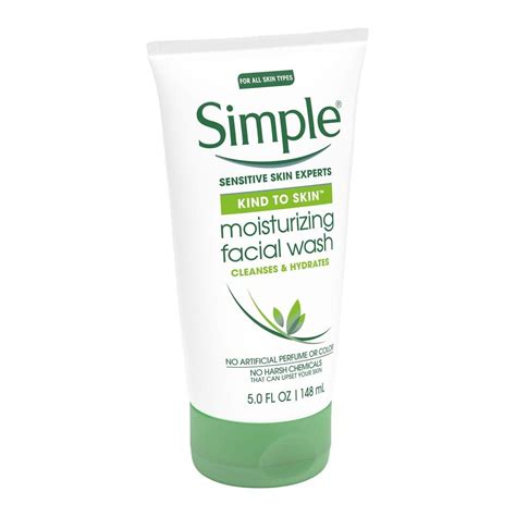 Simple Moisturizing Facial Wash, 5 Ounce (Pack of 2) - Walmart.com - Walmart.com